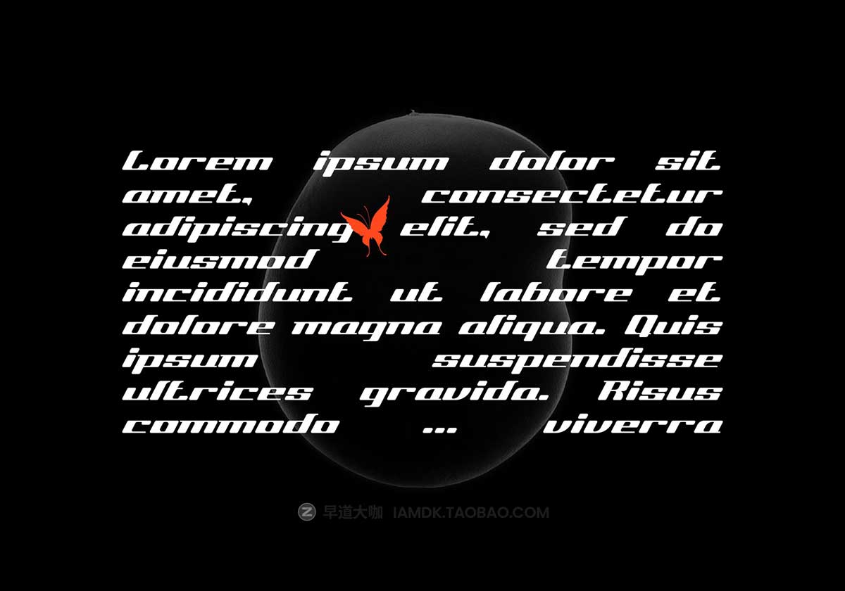 未来科幻科技机能杂志海报标题设计斜体PSAI英文字体安装包 Quetzal – Display Font插图3
