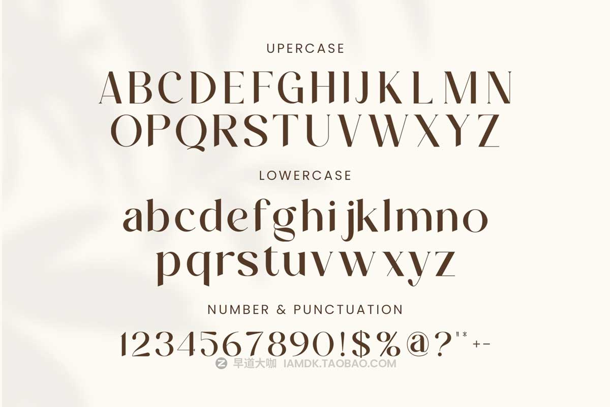 优雅经典杂志排版海报标题设计徽标logo衬线英文字体素材 Vitage Modern Serif Font插图9