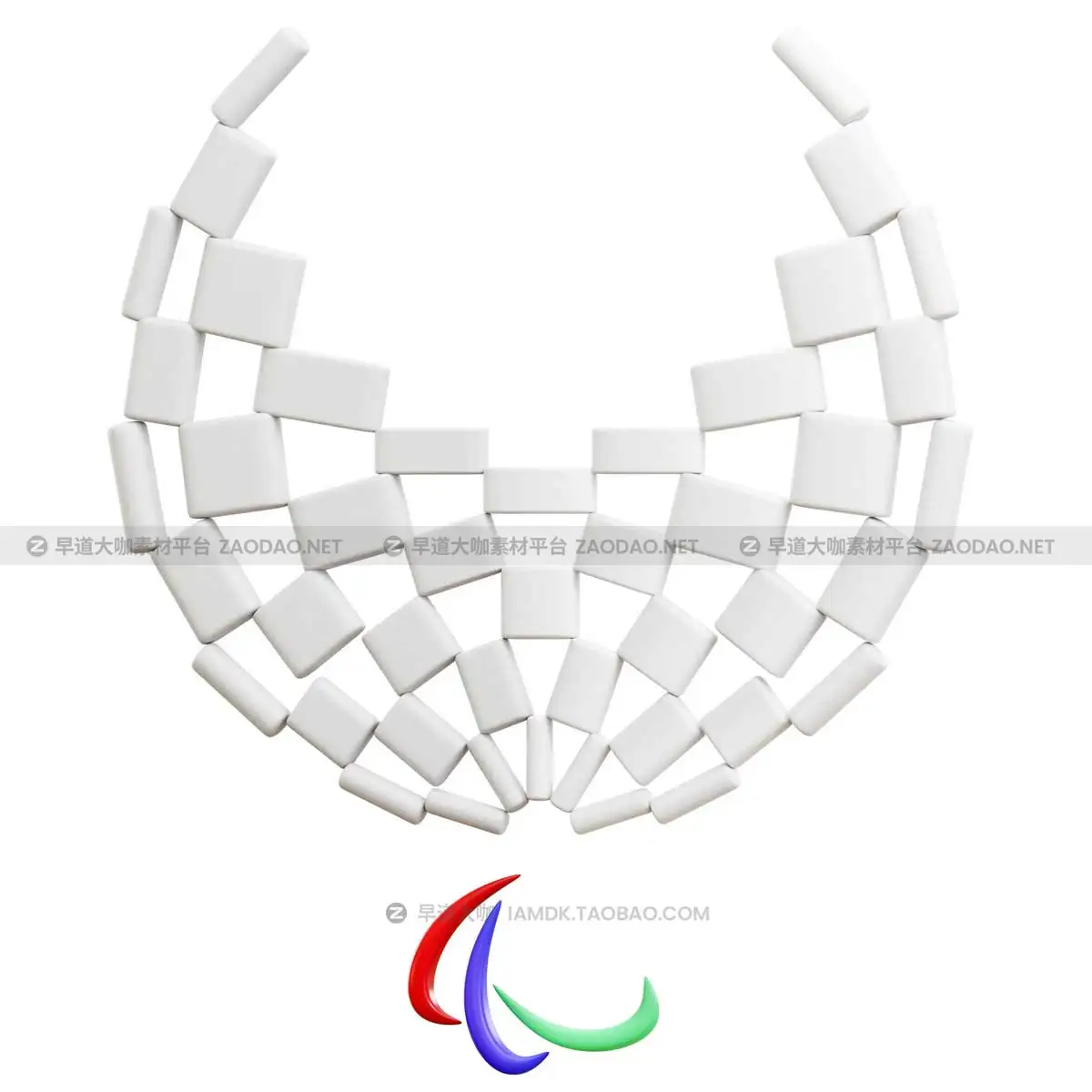 20个时尚奥林匹克体育运动健身3D插画插图图标Icons设计素材 Sports And Olympics 3D Illustration Pack插图12