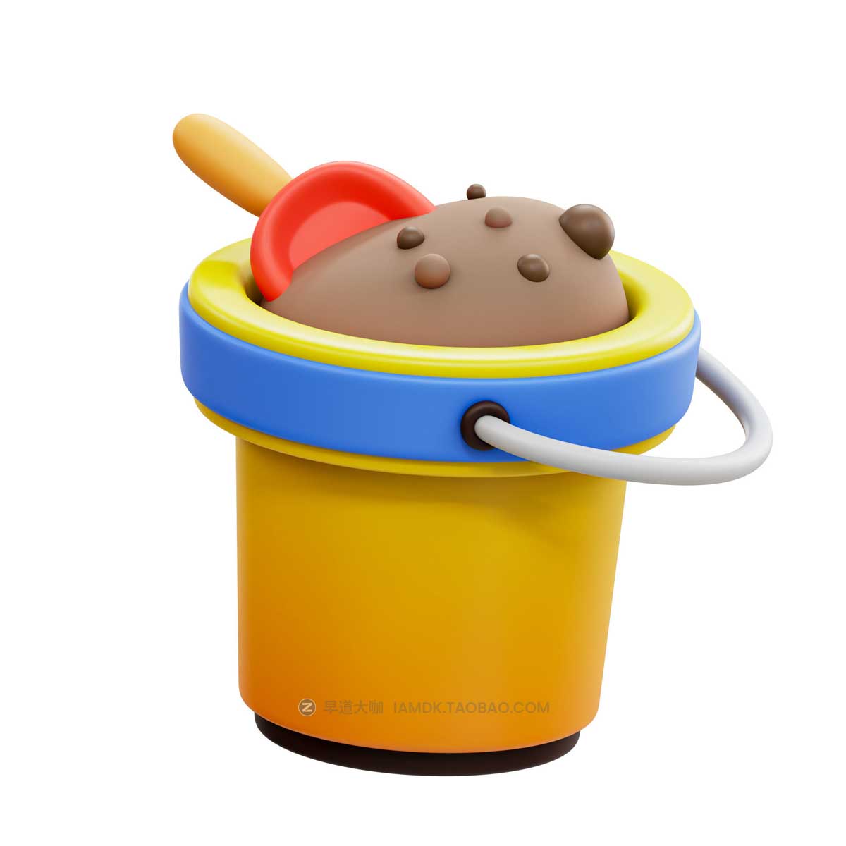 20款卡通有趣夏季度假元素3D手绘插图图标Icons设计素材包 Summer 3D Illustration Pack插图9