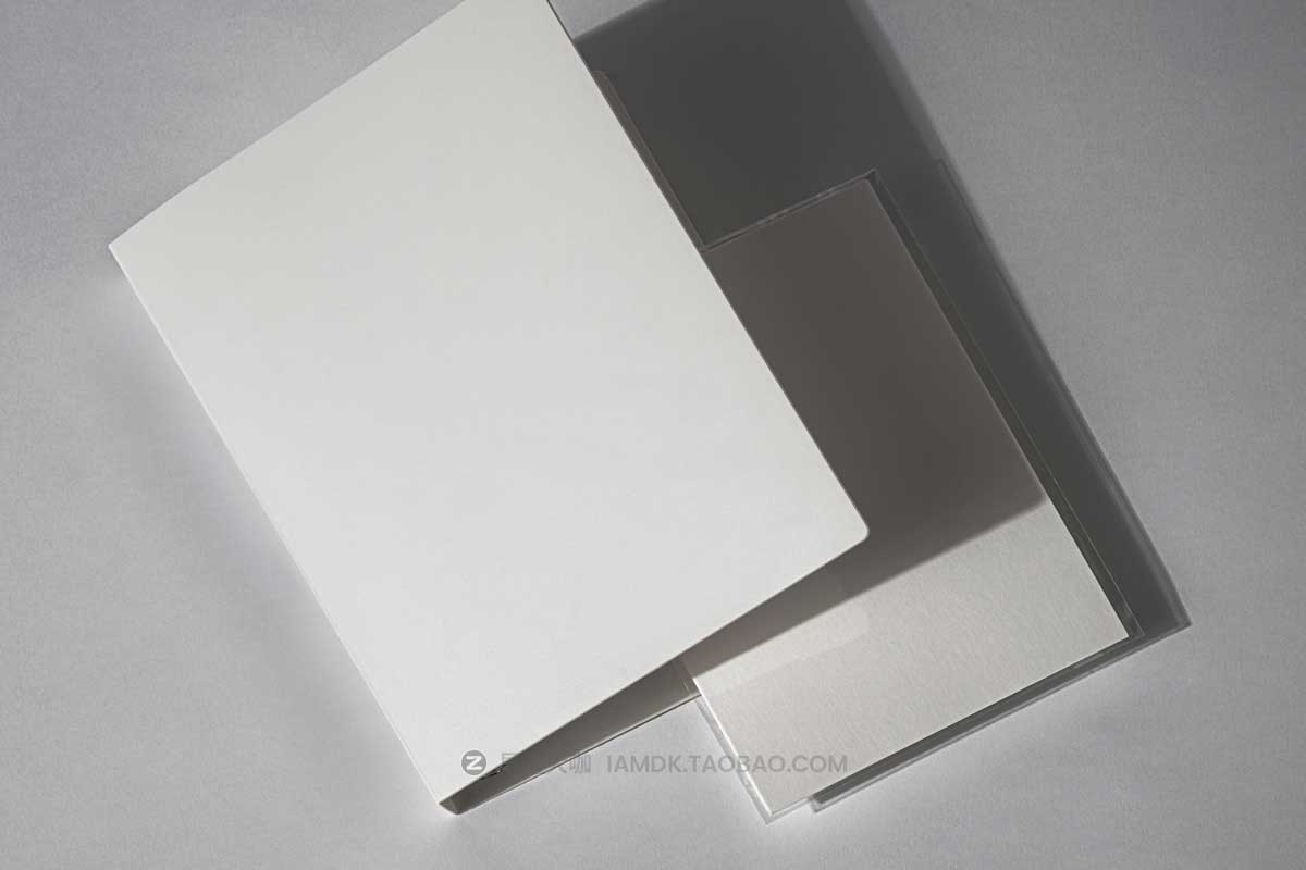 时尚精品画册文件夹封面设计效果展示贴图ps样机素材 Stationary Document Psd Folder Mockup插图5