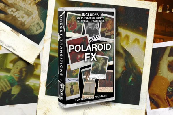 复古做旧老式柯达宝丽来电影胶片帧边框PS设计素材包 Tiny Tapes – Polaroid FX Pack