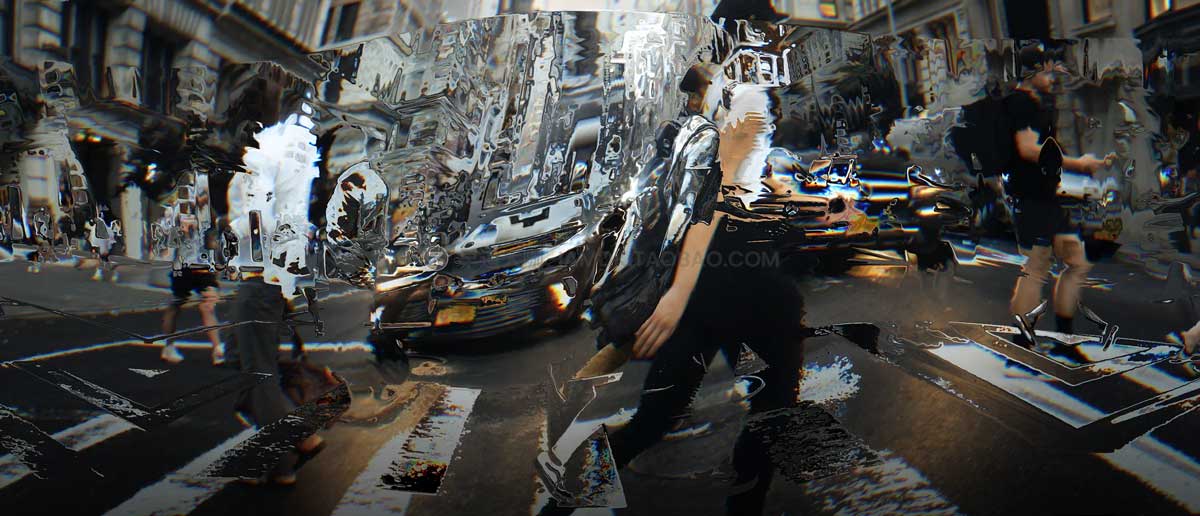 Fcpx插件 52组炫酷动态像素数字扰乱毛刺失真损坏效果转场预设 MotionVFX – mTransition Datamosh插图5
