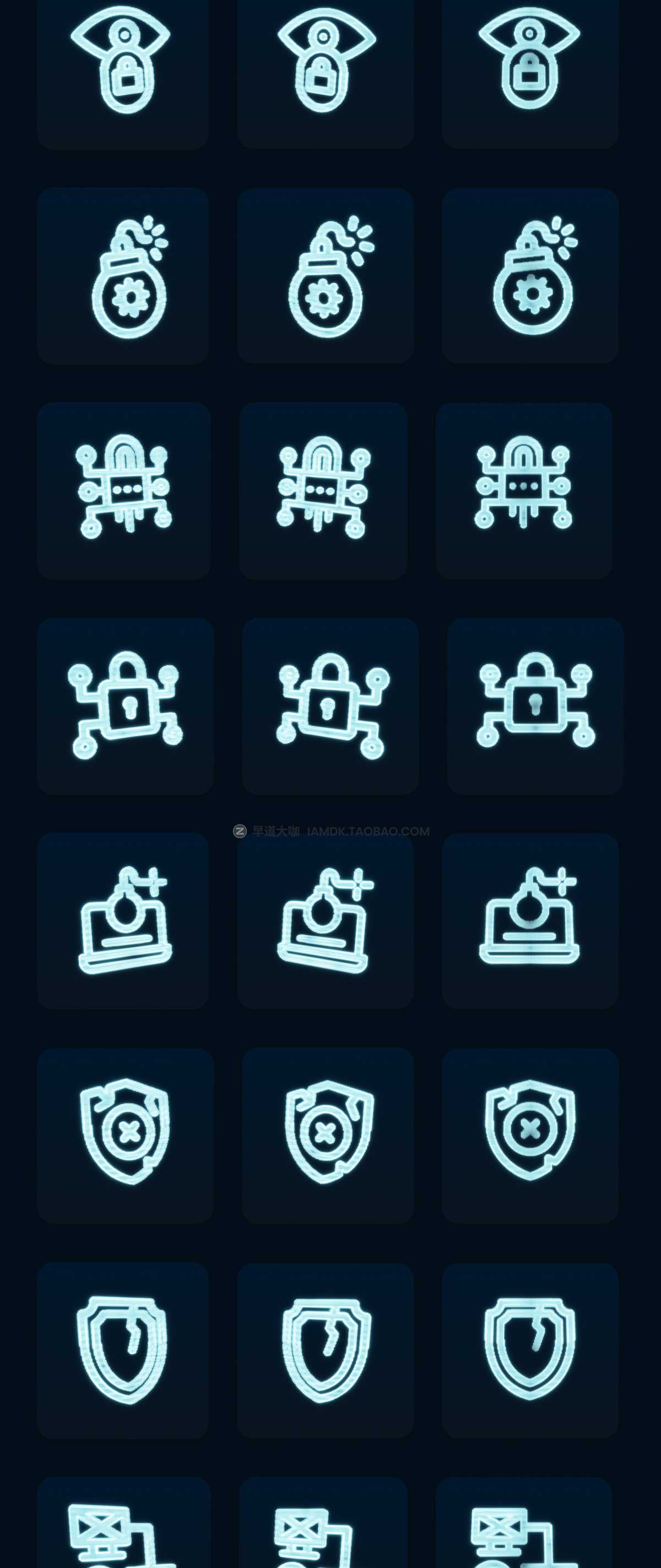 30款像素风网络安全互联网科技3D图标Icons设计素材合集 Cyber-Tec | Cyber Security 3D Icon Pack插图9