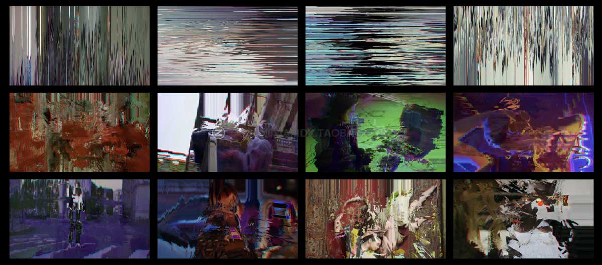 Fcpx插件 52组炫酷动态像素数字扰乱毛刺失真损坏效果转场预设 MotionVFX – mTransition Datamosh插图10