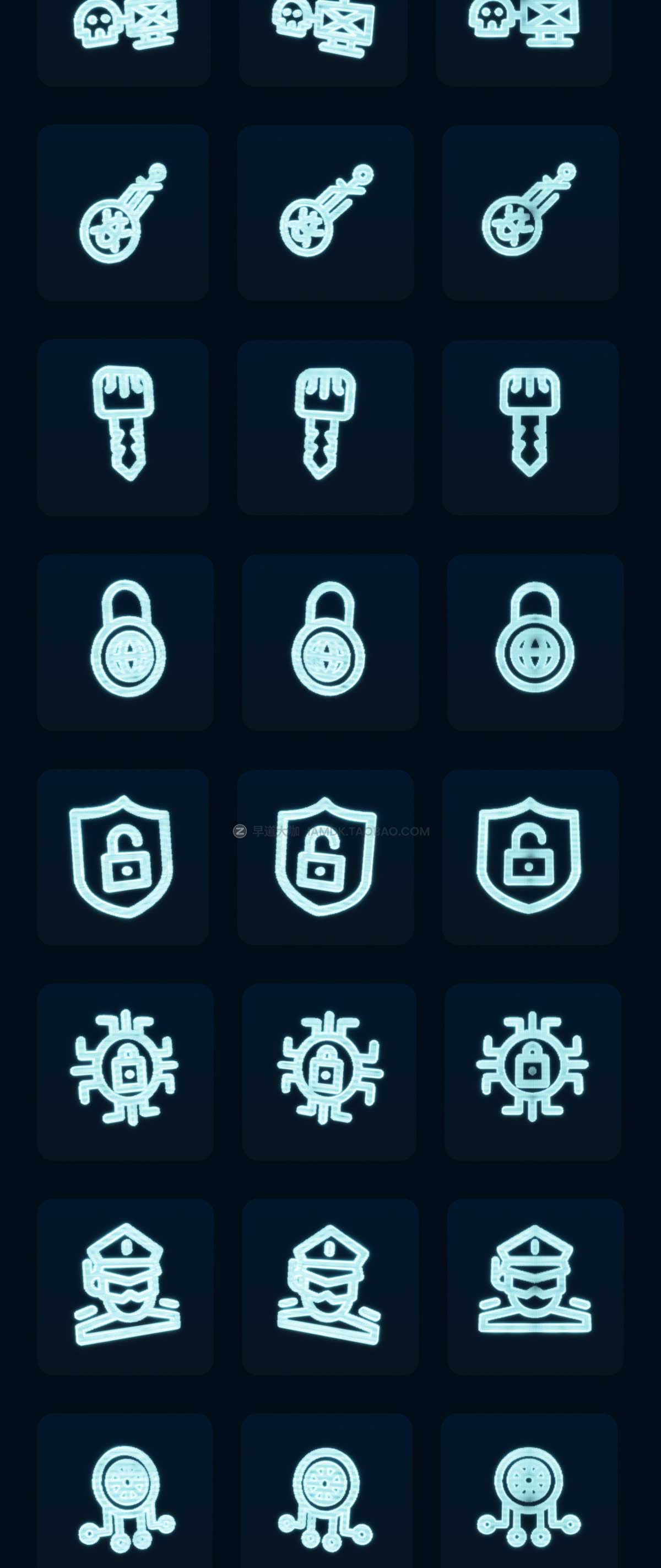 30款像素风网络安全互联网科技3D图标Icons设计素材合集 Cyber-Tec | Cyber Security 3D Icon Pack插图10