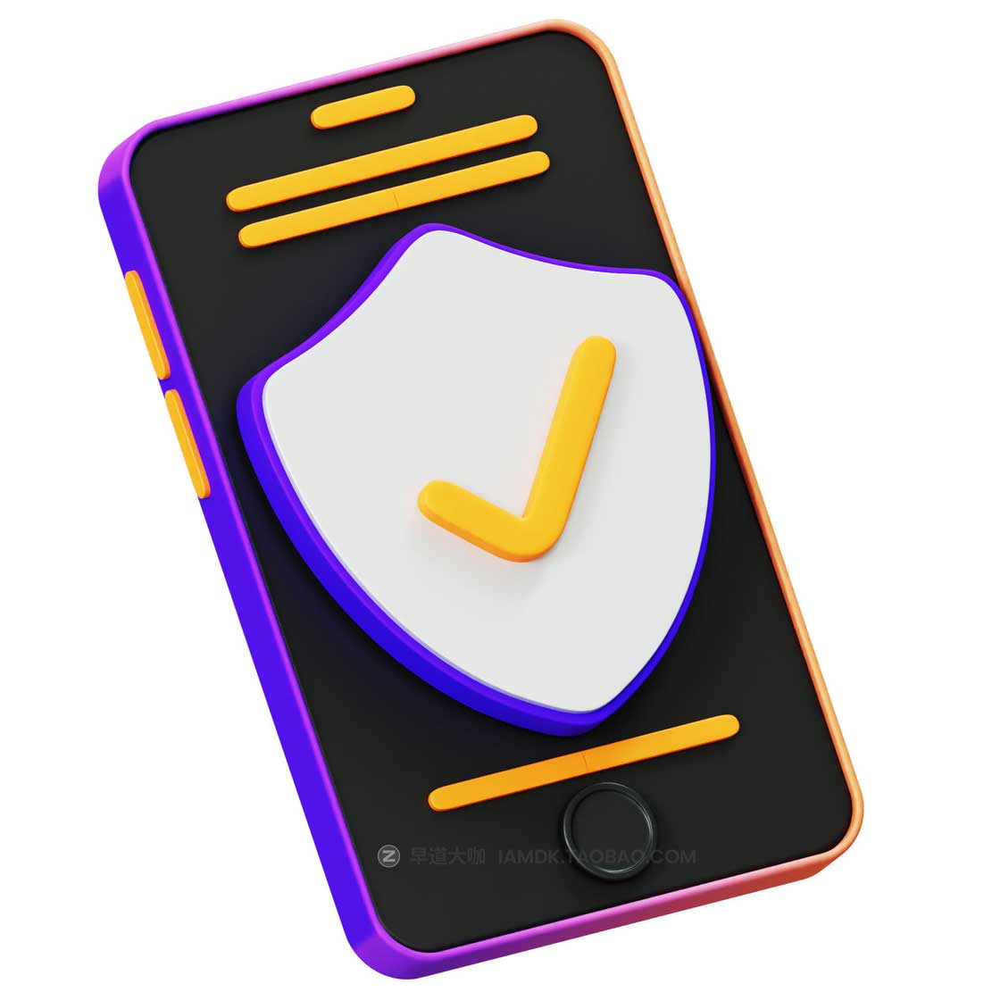 20款3D卡通互联网科技网络安全插画插图图标Icons设计素材合集 Cyber Security 3D Icon Pack插图9