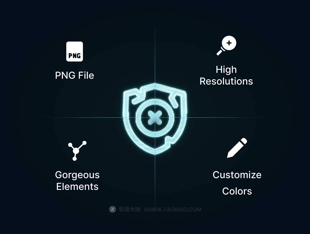 30款像素风网络安全互联网科技3D图标Icons设计素材合集 Cyber-Tec | Cyber Security 3D Icon Pack插图1