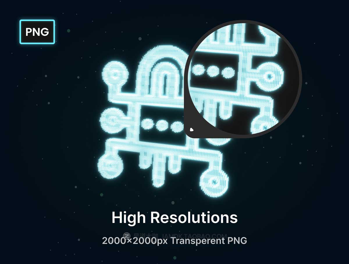 30款像素风网络安全互联网科技3D图标Icons设计素材合集 Cyber-Tec | Cyber Security 3D Icon Pack插图3