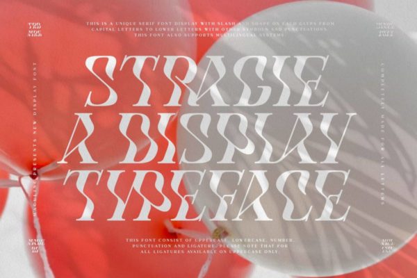 现代潮流酸性扭曲波浪效果杂志海报标题设计英文字体安装包 Stragie Font