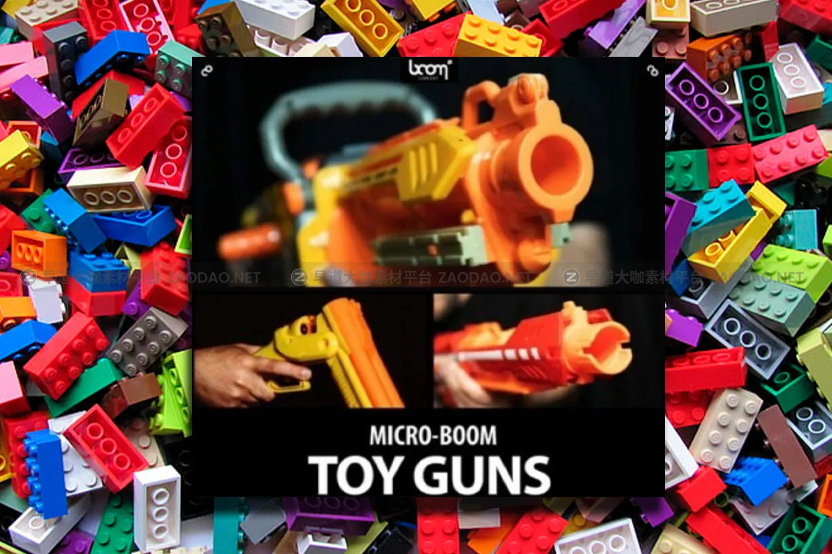 277组趣味儿童玩具枪射击组装上膛SFX音效设计素材合集 Boom Library – Toy Guns插图