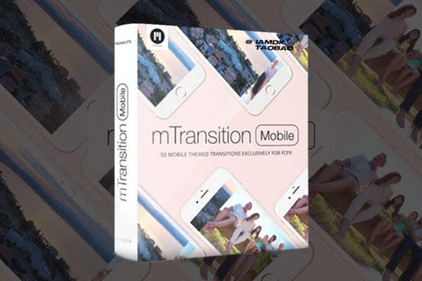 Fcpx插件 50款创意苹果手机手势切换转场特效预设 MotionVFX – mTransition Mobile