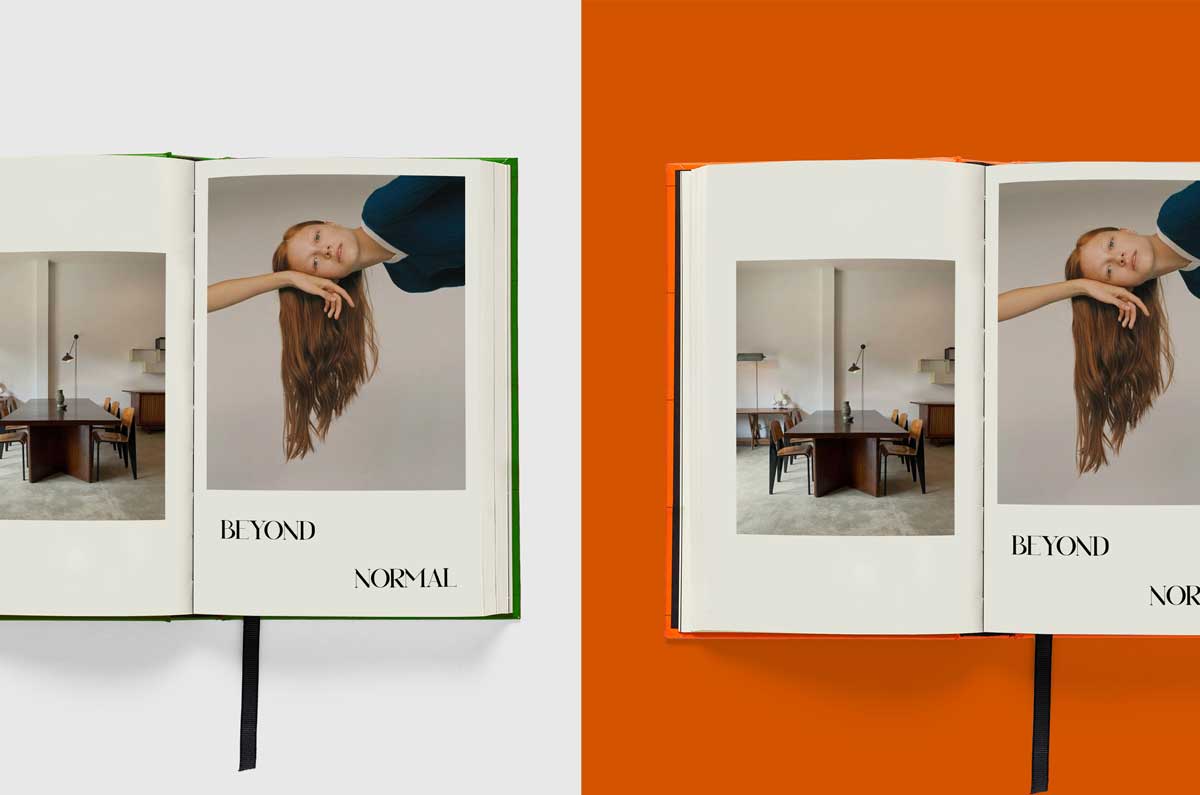 时尚画册杂志书籍封面设计展示贴图PSD样机源文件素材 Book – Magazine Mockup插图