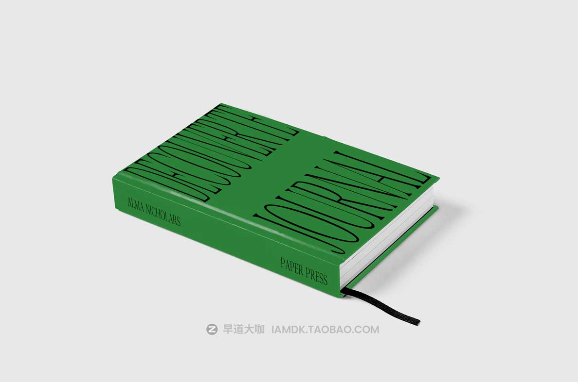 时尚画册杂志书籍封面设计展示贴图PSD样机源文件素材 Book – Magazine Mockup插图1