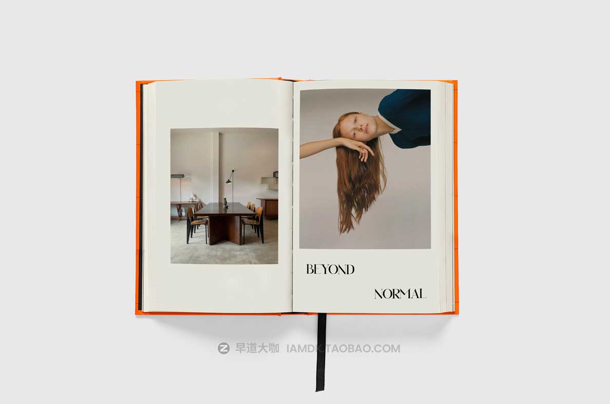 时尚画册杂志书籍封面设计展示贴图PSD样机源文件素材 Book – Magazine Mockup插图2