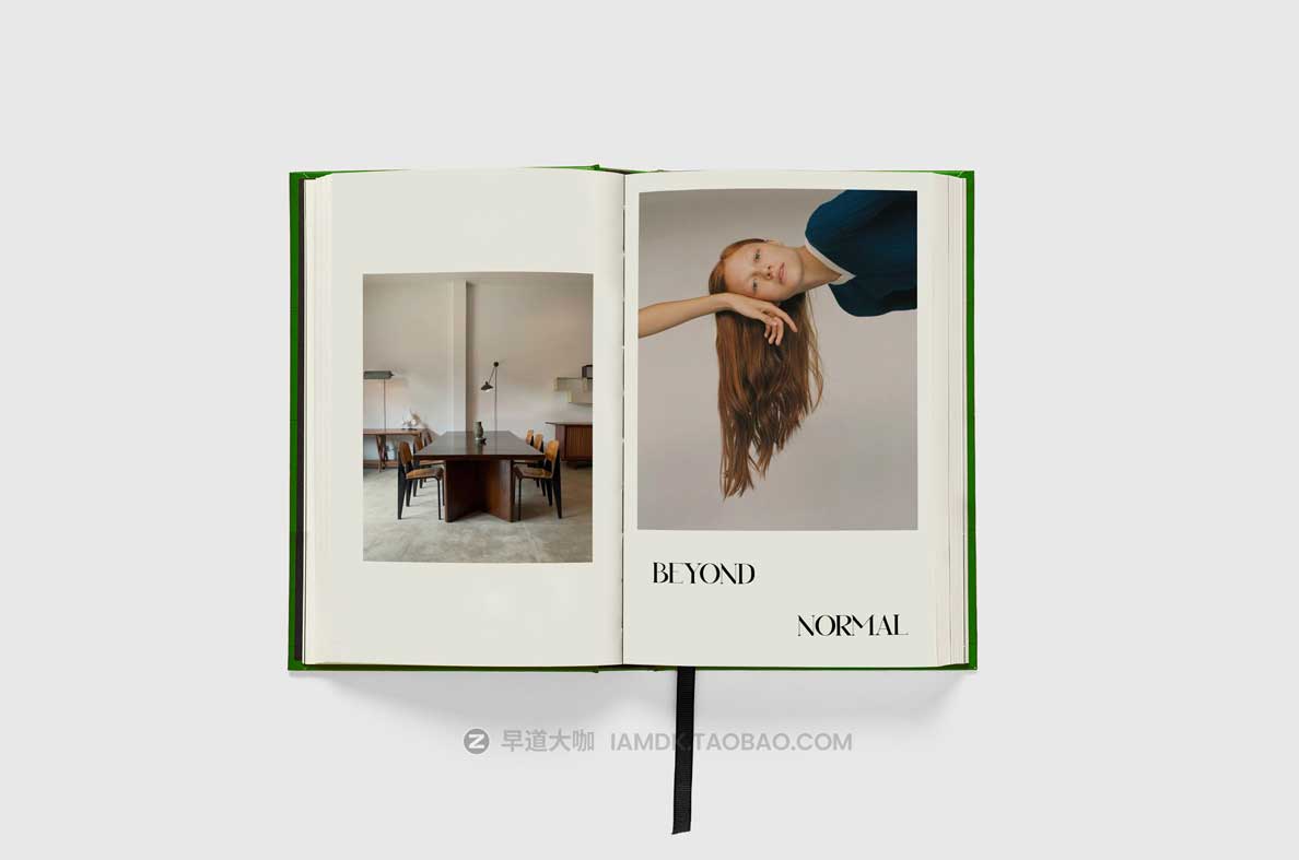 时尚画册杂志书籍封面设计展示贴图PSD样机源文件素材 Book – Magazine Mockup插图5