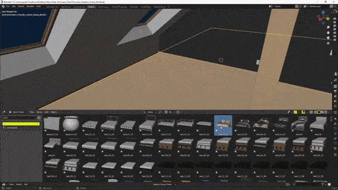 Blender 1322组室内家具床桌椅柜子沙发灯具植物3D模型插件预设 Interior Models VOL 01插图2