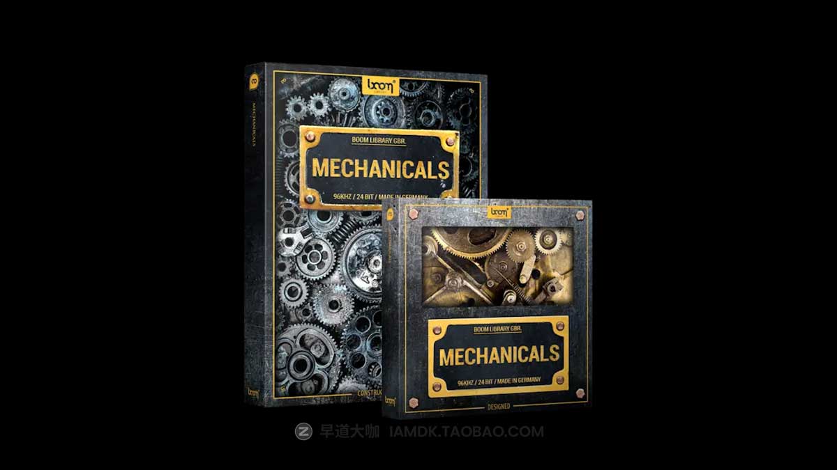 560+款未来科幻实用机械发条装置打字机齿轮滚动转场过渡音效设计素材包 Boom Library – Mechanicals Construction Kit插图7