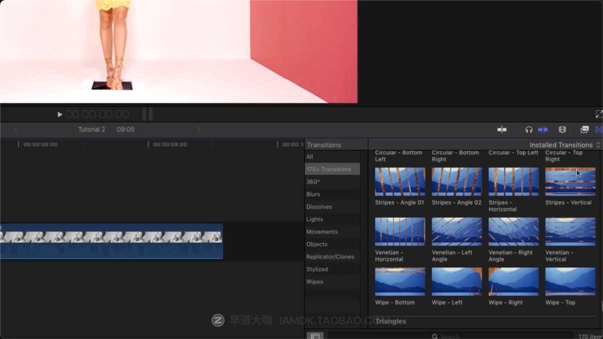 Fcpx插件 170+组创意视频海报图形遮罩切割视频转场预设 170+ Final Cut Pro X Transitions插图7