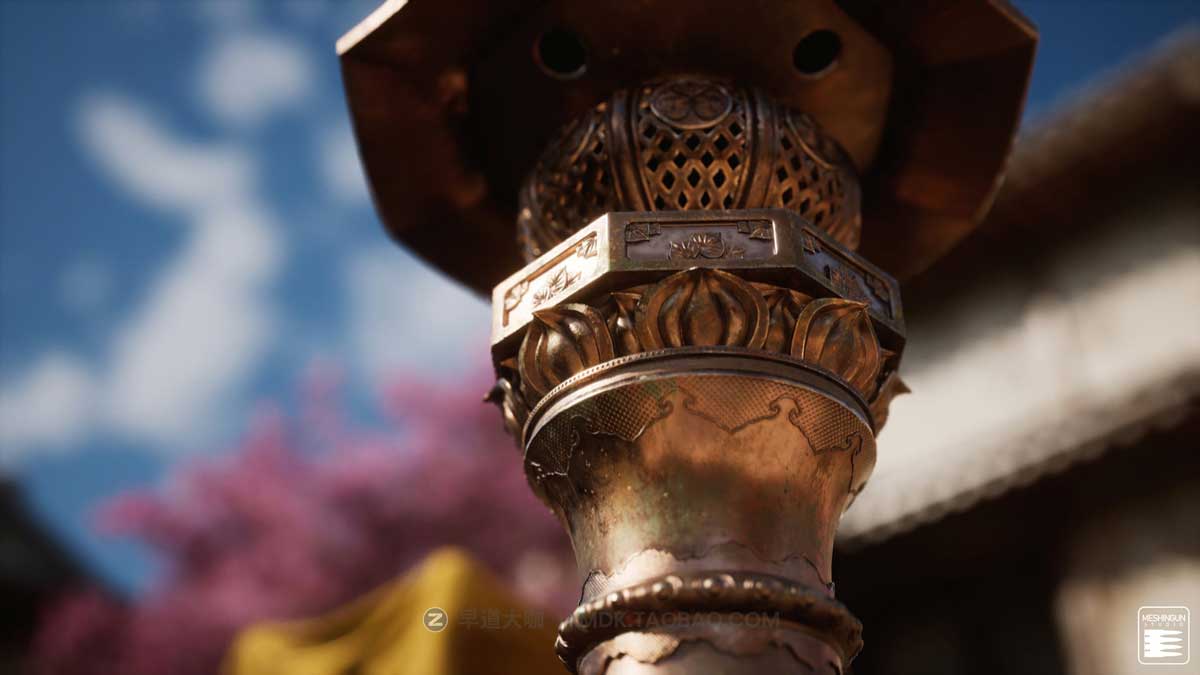 UE模型 复古封建社会日本和风城市寺庙楼阁建筑3D素材包 Unreal Engine – Feudal Japan Megapack插图13