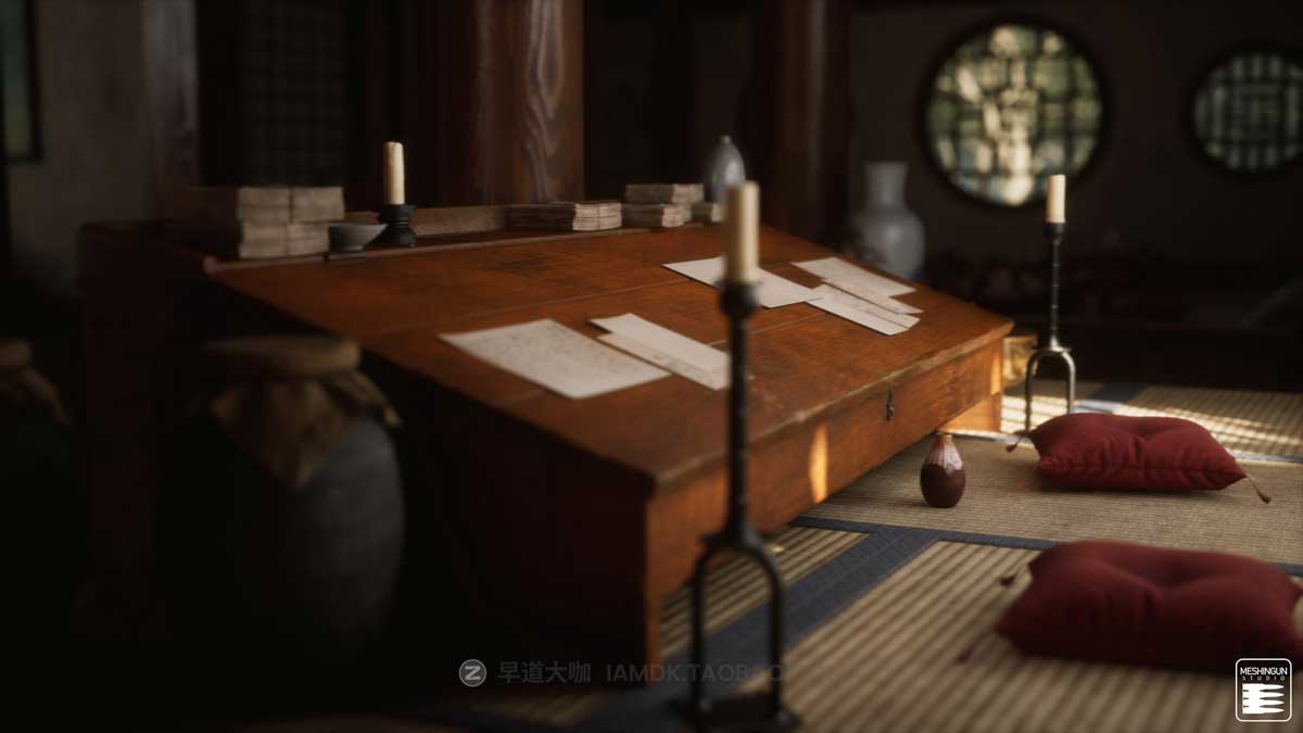 UE模型 复古封建社会日本和风城市寺庙楼阁建筑3D素材包 Unreal Engine – Feudal Japan Megapack插图16