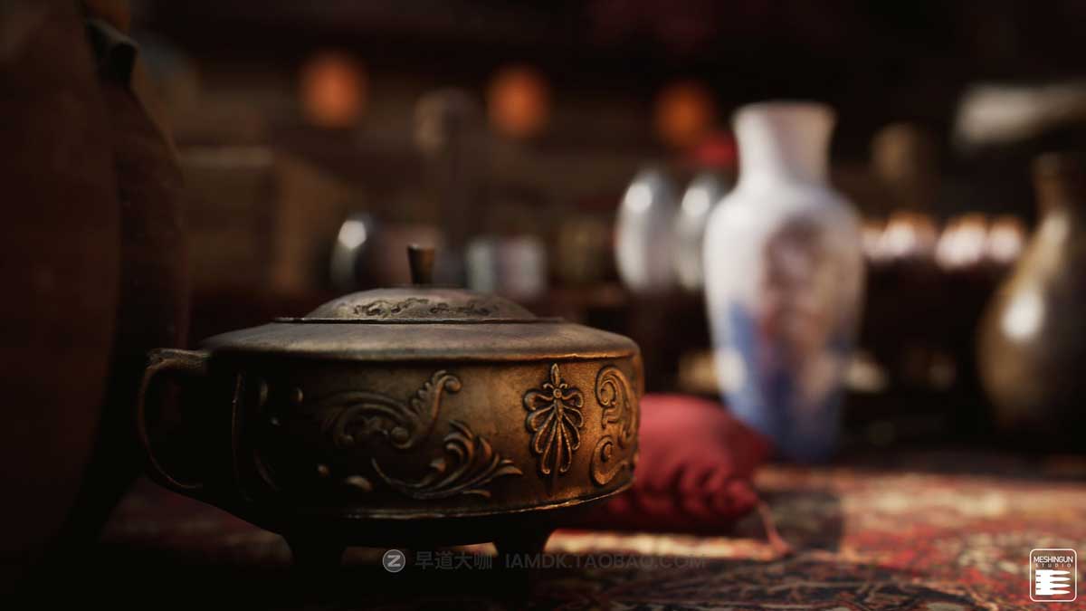 UE模型 复古封建社会日本和风城市寺庙楼阁建筑3D素材包 Unreal Engine – Feudal Japan Megapack插图17