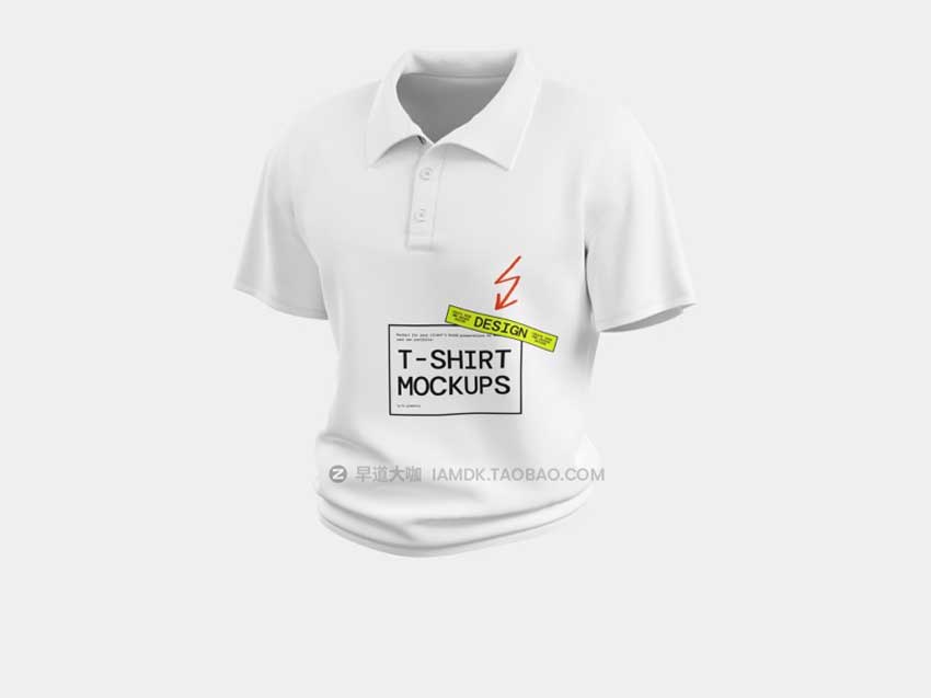 32款潮牌街头嘻哈服饰T恤半袖图案展示贴图样机PSD设计素材 T-Shirt Mockups插图20