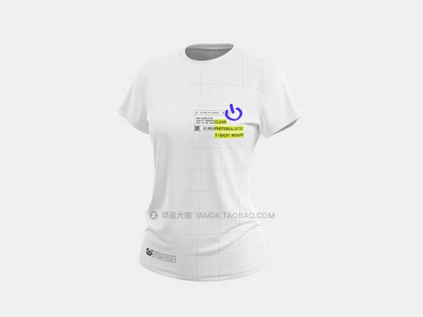 32款潮牌街头嘻哈服饰T恤半袖图案展示贴图样机PSD设计素材 T-Shirt Mockups插图5