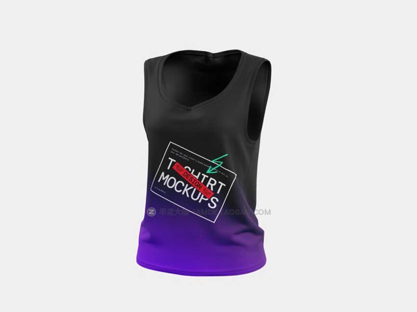32款潮牌街头嘻哈服饰T恤半袖图案展示贴图样机PSD设计素材 T-Shirt Mockups插图6