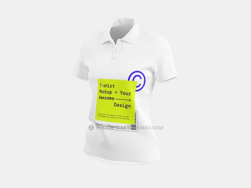 32款潮牌街头嘻哈服饰T恤半袖图案展示贴图样机PSD设计素材 T-Shirt Mockups插图8