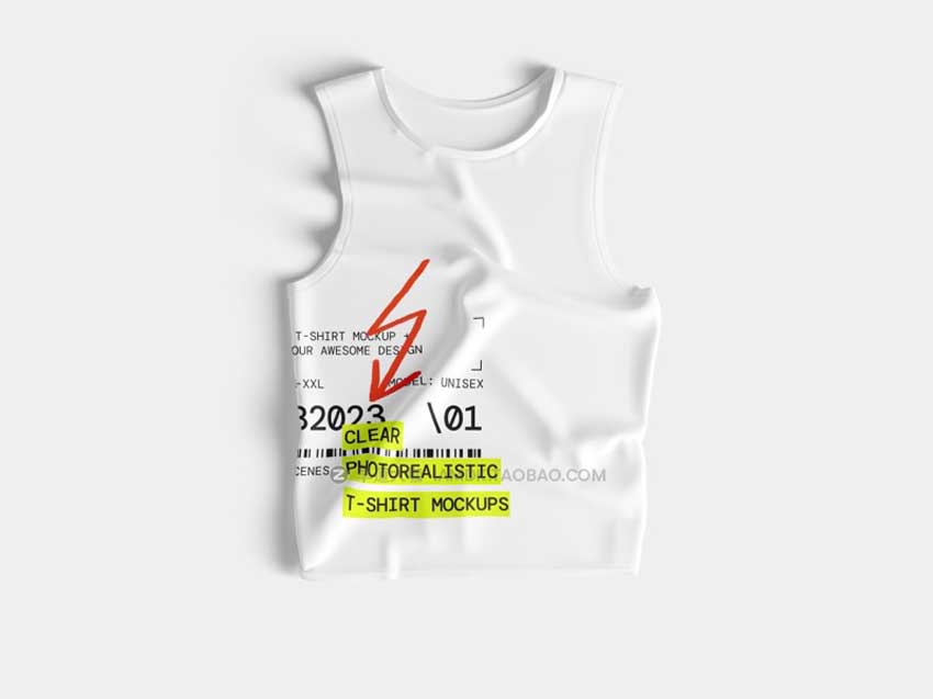 32款潮牌街头嘻哈服饰T恤半袖图案展示贴图样机PSD设计素材 T-Shirt Mockups插图12