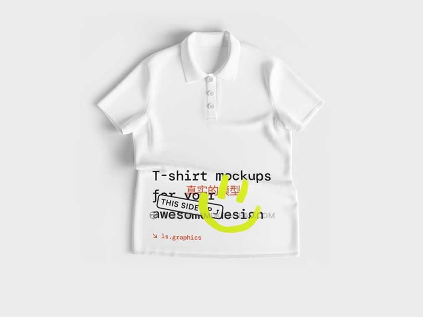 32款潮牌街头嘻哈服饰T恤半袖图案展示贴图样机PSD设计素材 T-Shirt Mockups插图23