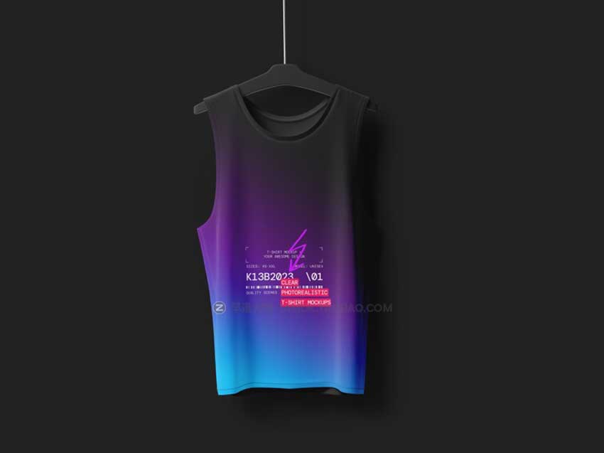 32款潮牌街头嘻哈服饰T恤半袖图案展示贴图样机PSD设计素材 T-Shirt Mockups插图4