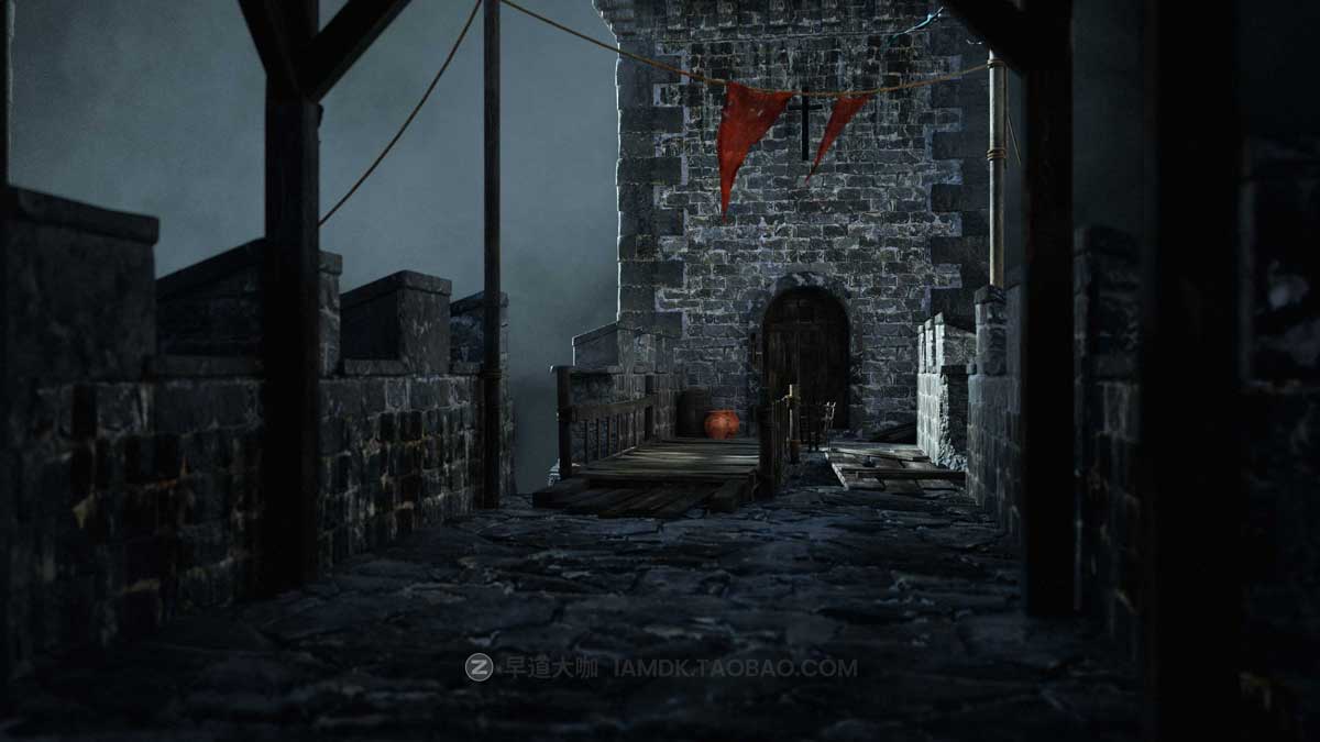 中世纪史诗战争攻城器械房子城堡建筑3D模型C4D/3DS MAX/Blender/FBX/OBJ/UE格式 KitBash3D – Medieval Siege插图27