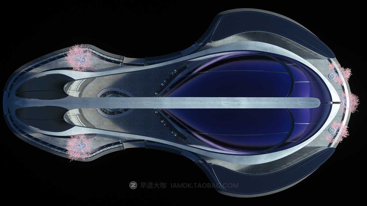 未来科幻楼房建筑城市3D模型 C4D/Blender/MAX/Maya/FBX/OBJ/UE等 KitBash3D – OASIS插图10