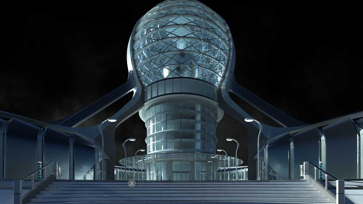 未来科幻楼房建筑城市3D模型 C4D/Blender/MAX/Maya/FBX/OBJ/UE等 KitBash3D – OASIS插图13