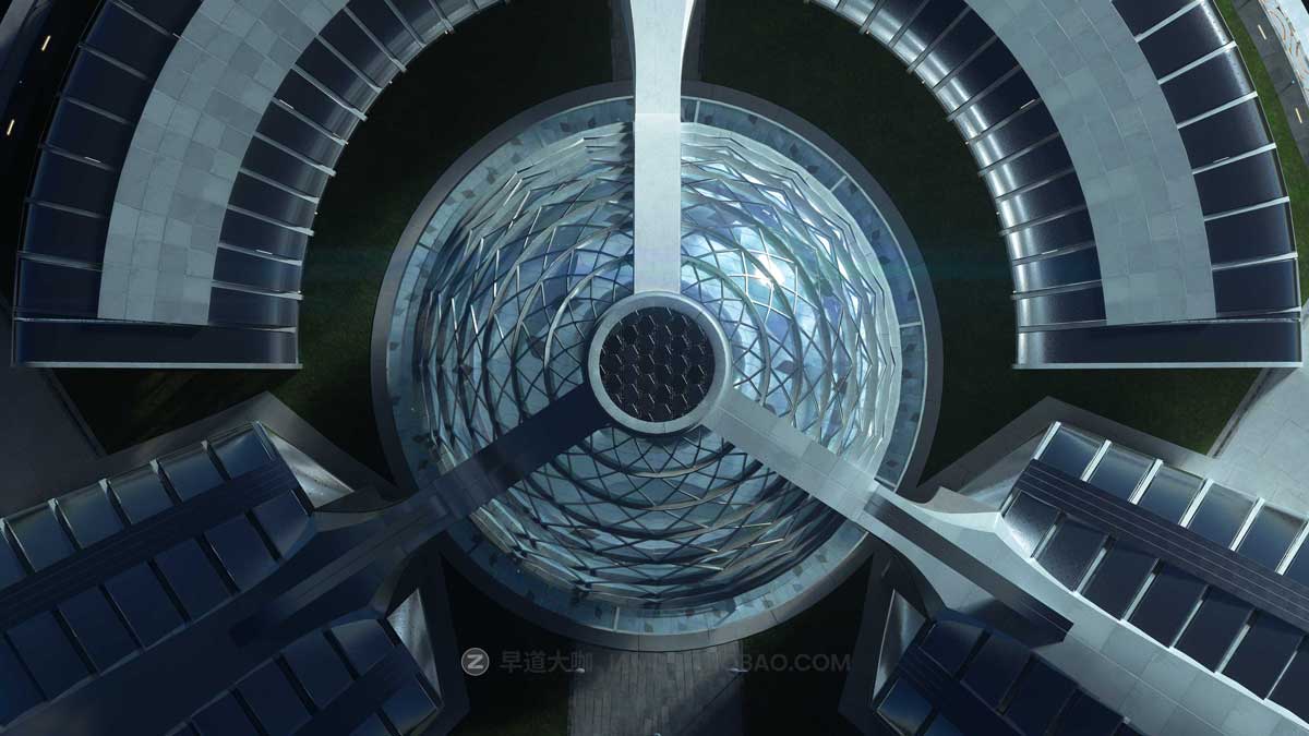 未来科幻楼房建筑城市3D模型 C4D/Blender/MAX/Maya/FBX/OBJ/UE等 KitBash3D – OASIS插图14