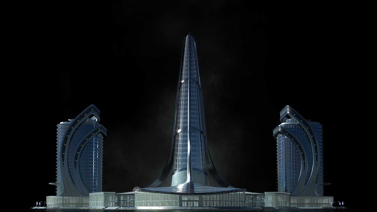未来科幻楼房建筑城市3D模型 C4D/Blender/MAX/Maya/FBX/OBJ/UE等 KitBash3D – OASIS插图21