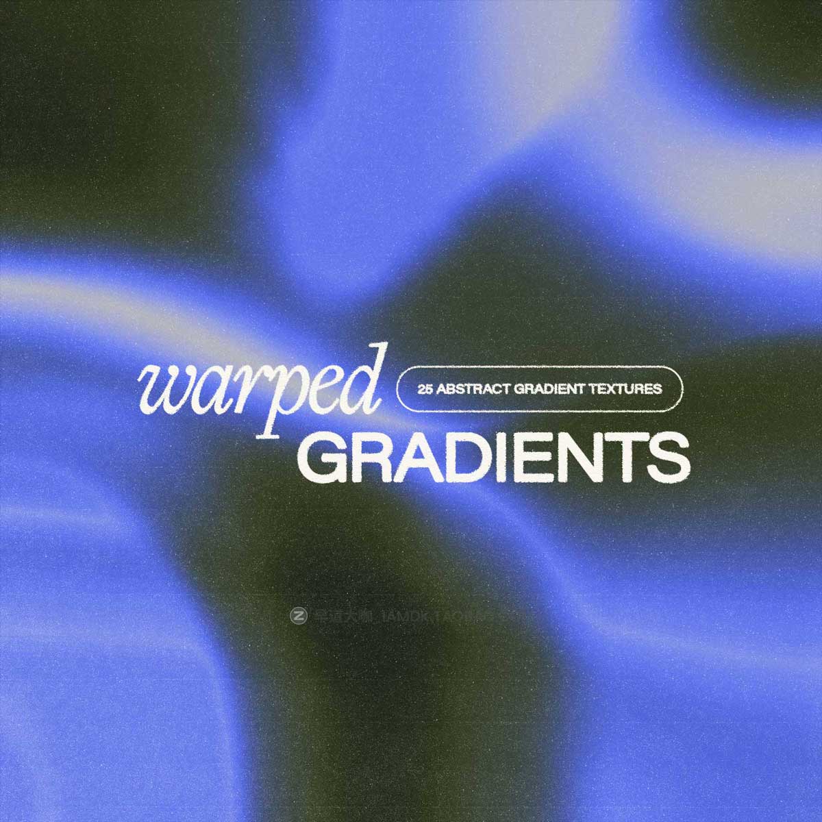 25款复古迷幻弥散光渐变高清背景颗粒纸张肌理PS设计素材套装 Warped Gradient Textures by Fox Rockett Studio插图1