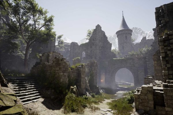 UE模型 废弃中世纪古老城堡堡垒城镇3D模型素材包 Lordenfel – Castles & Dungeons RPG Pack