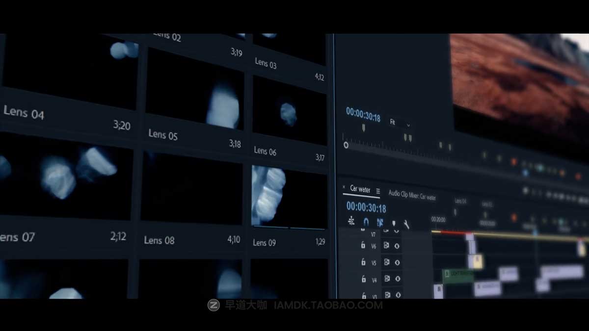 达芬奇模板 时尚镜头光晕光线过渡漏光效果转场过渡特效包  Light FX & Transitions for DaVinci Resolve插图3