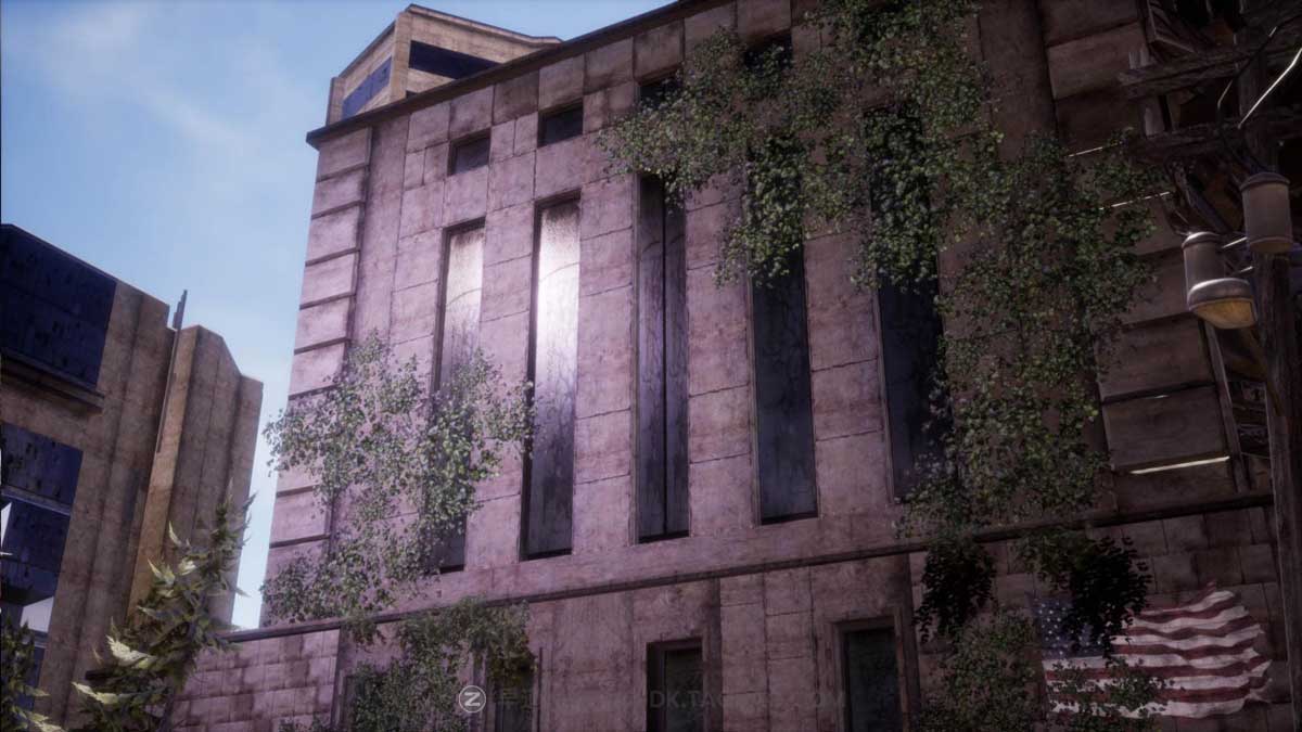 UE模型 废弃城市桥梁高楼街道设施3D模型设计素材 Post Apocalyptic World Pack插图11