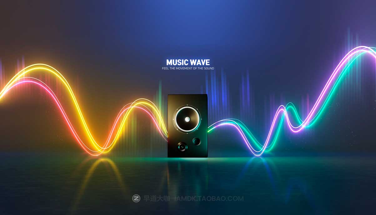 12款时尚创意潮流音乐发布会海报传单设计PSD分层源文件模板素材 Music Poster Template插图5