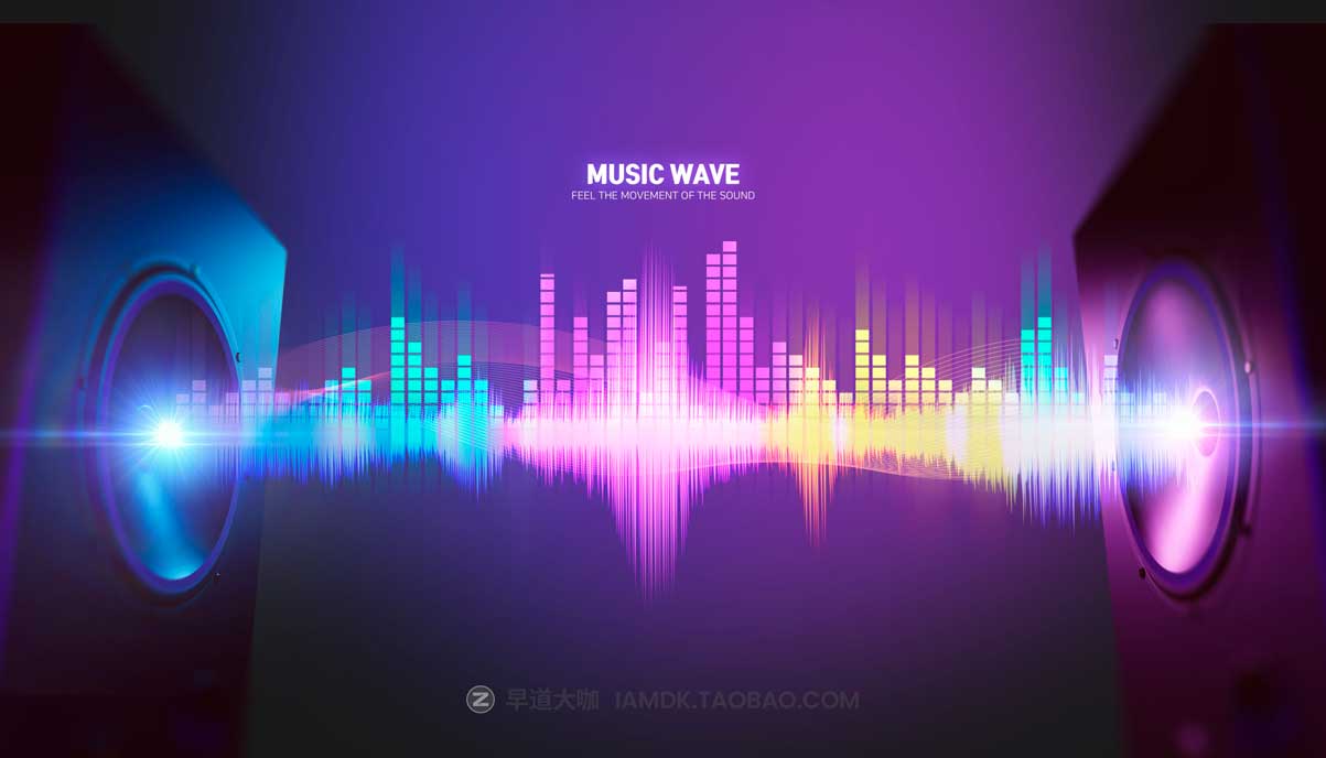 12款时尚创意潮流音乐发布会海报传单设计PSD分层源文件模板素材 Music Poster Template插图6