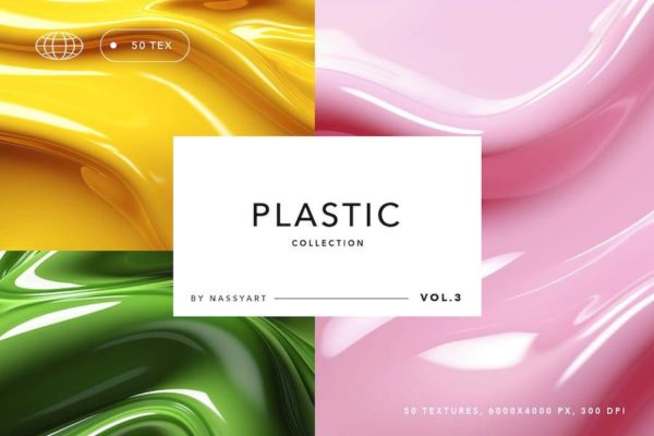 50款塑料质感液体流体抽象艺术背景图片设计素材包 50 Liquid Plastic Backgrounds