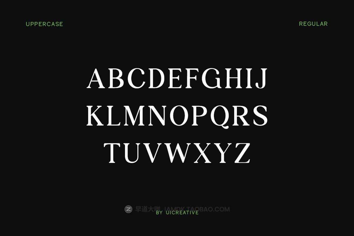 现代优雅女性化婚礼文具杂志排版标题LOGO设计衬线英文字体 Preparatori Moden Serif Font插图4