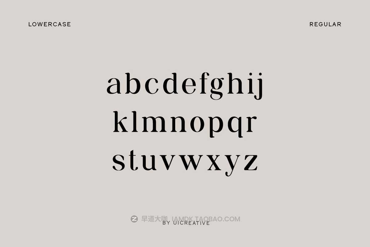 现代优雅女性化婚礼文具杂志排版标题LOGO设计衬线英文字体 Preparatori Moden Serif Font插图5