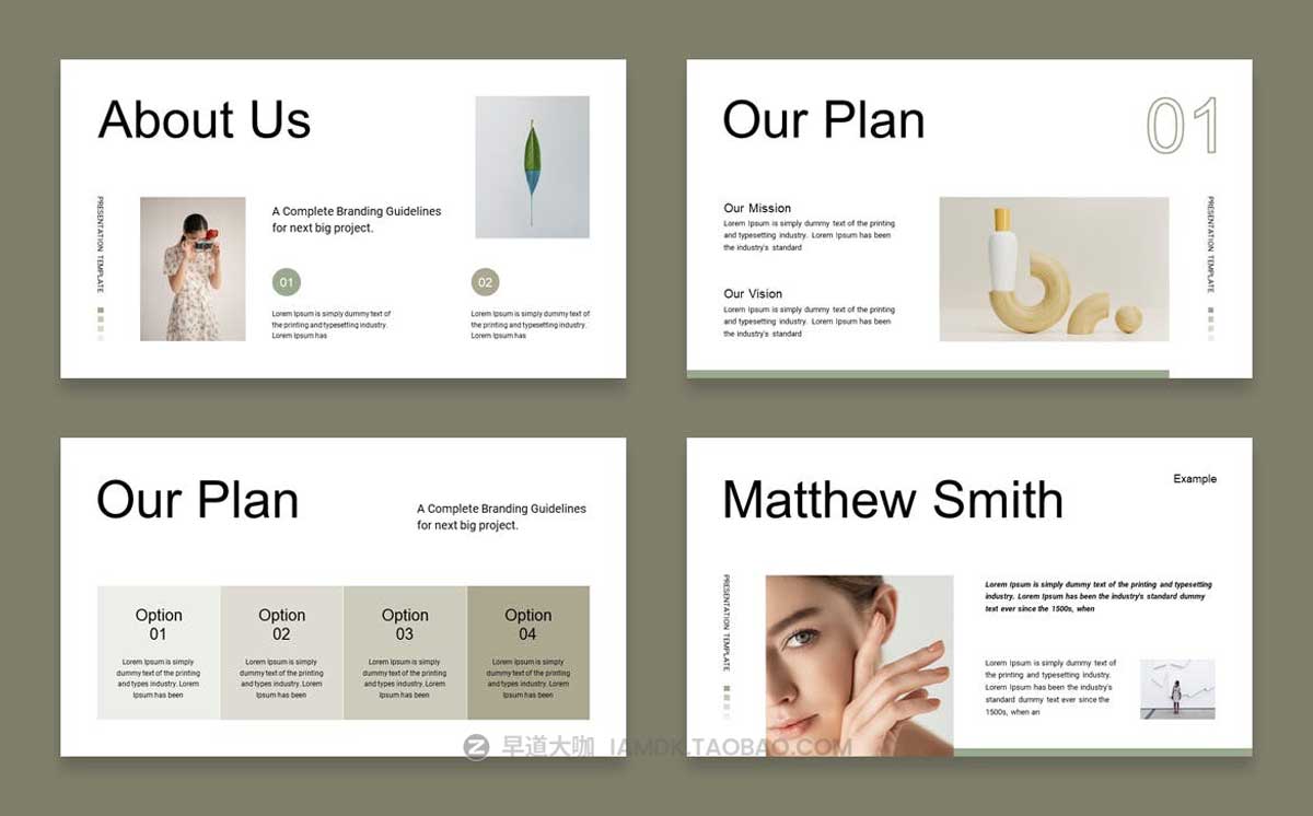 21页现代极简项目策划品牌策划图文排版PPT幻灯片模板素材 Pitch Deck PowerPoint Presentation Template插图5