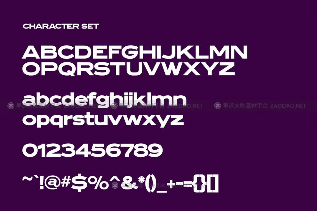 时尚复古杂志排版海报标题LOGO设计无衬线PSPEOCREATE英文字体安装包 Glasser Extended Sans Serif Font插图7
