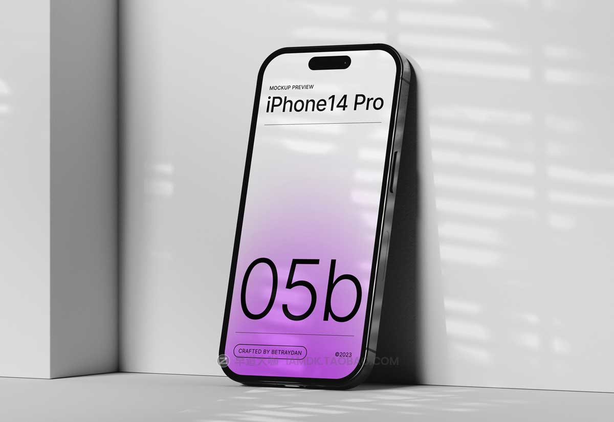 16款高级工业风iPhone 14手机MacBook笔记本电脑Display屏幕PSD样机模板 Tech Bundle – 01插图8